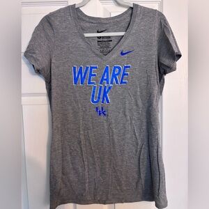 University of Kentucky Nike Gray Fitted Short Sleeve T-Shirt